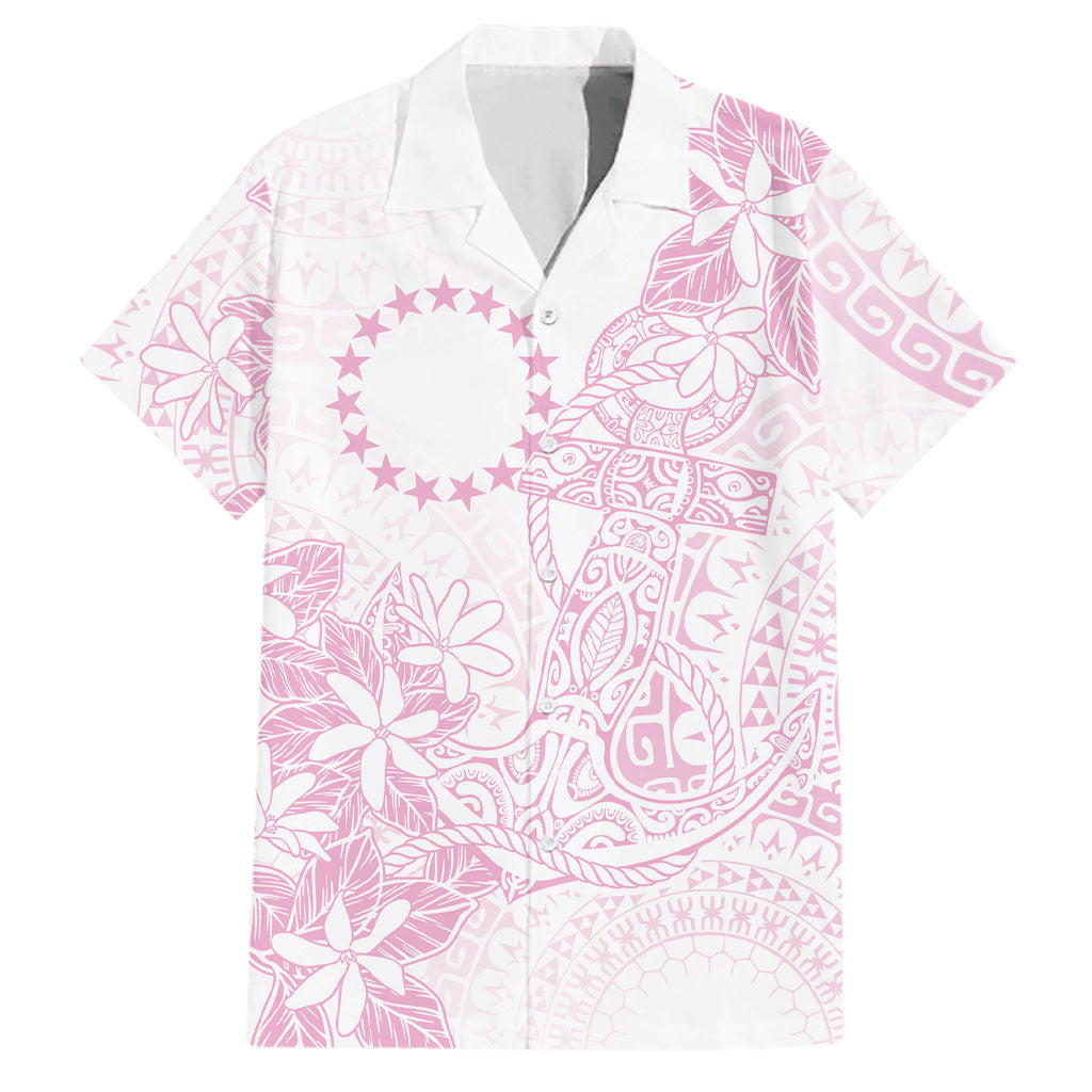Candy Pink Kuki Airani Tapakau Family Matching Puletasi and Hawaiian Shirt Tribal Anchor Mix Tiare