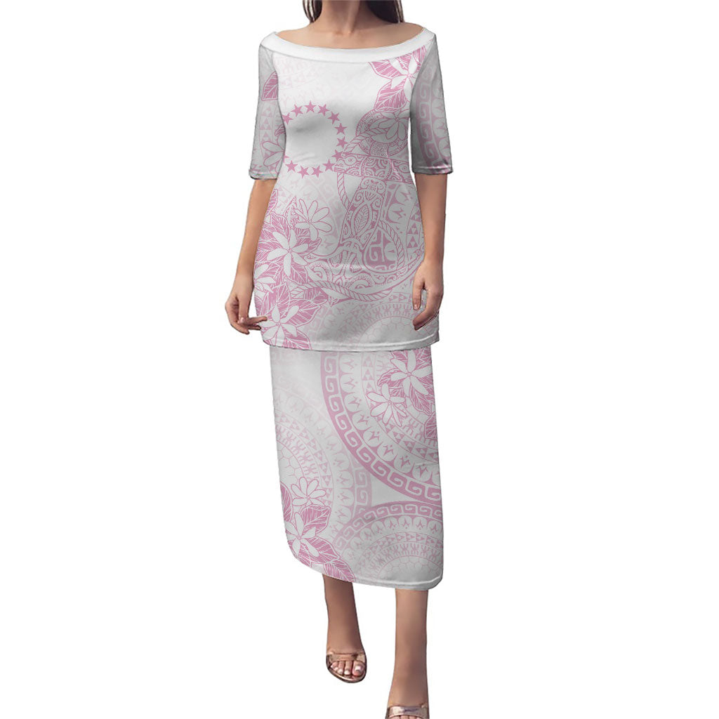 Candy Pink Kuki Airani Tapakau Family Matching Puletasi and Hawaiian Shirt Tribal Anchor Mix Tiare