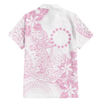 Candy Pink Kuki Airani Tapakau Family Matching Summer Maxi Dress and Hawaiian Shirt Tribal Anchor Mix Tiare