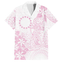 Candy Pink Kuki Airani Tapakau Hawaiian Shirt Tribal Anchor Mix Tiare
