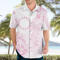 Candy Pink Kuki Airani Tapakau Hawaiian Shirt Tribal Anchor Mix Tiare