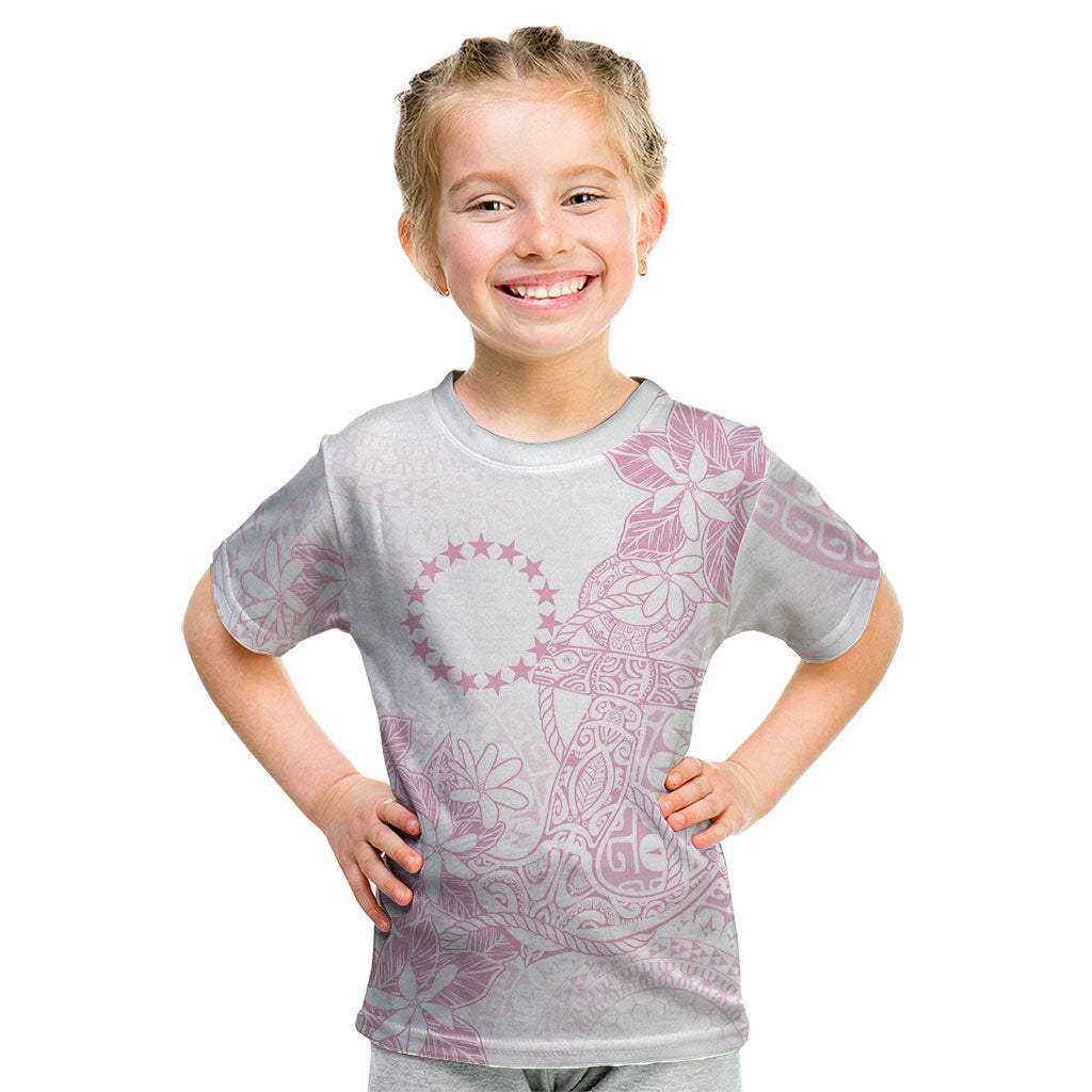Candy Pink Kuki Airani Tapakau Kid T Shirt Tribal Anchor Mix Tiare