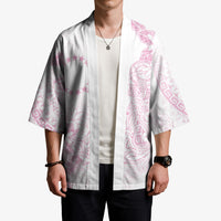 Candy Pink Kuki Airani Tapakau Kimono Tribal Anchor Mix Tiare
