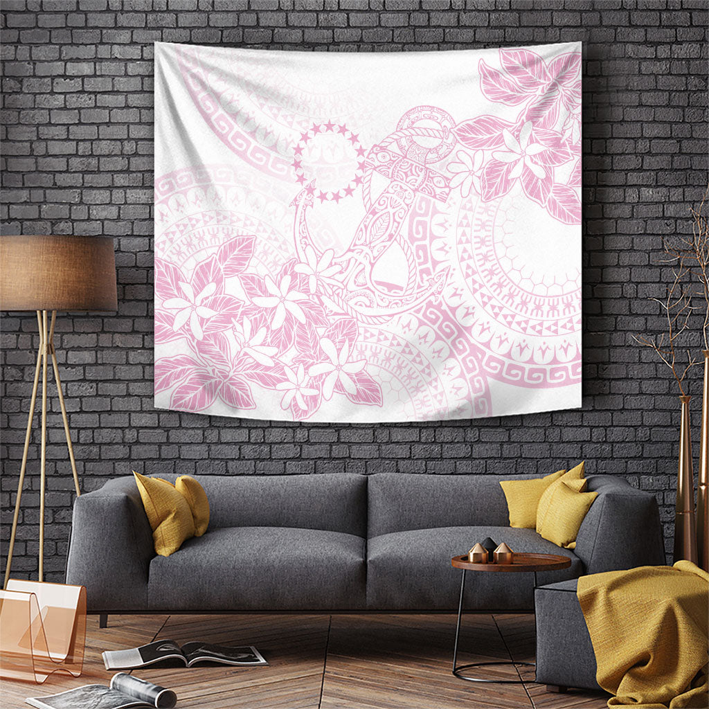 Candy Pink Kuki Airani Tapakau Tapestry Tribal Anchor Mix Tiare LT7 Candy Pink - Polynesian Pride