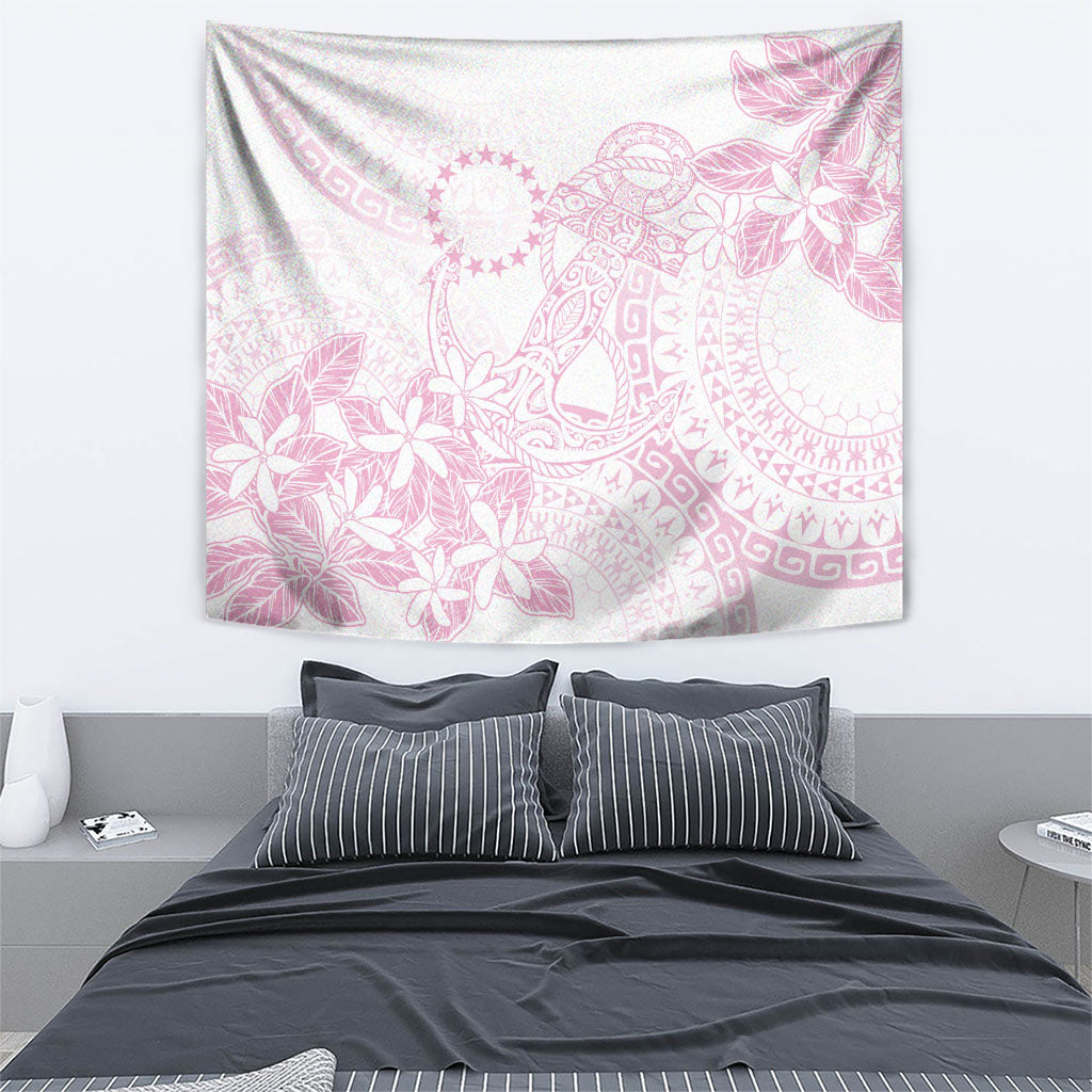 Candy Pink Kuki Airani Tapakau Tapestry Tribal Anchor Mix Tiare