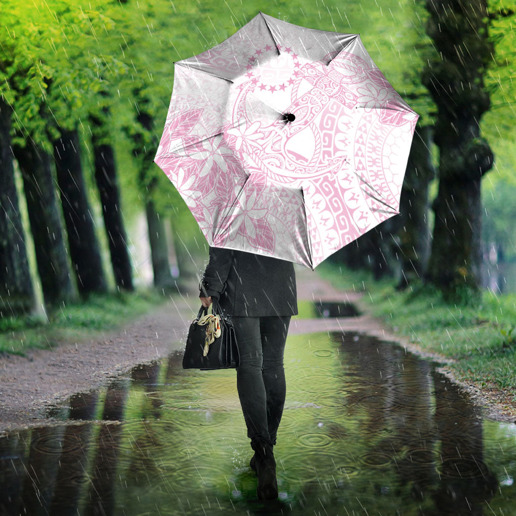 Candy Pink Kuki Airani Tapakau Umbrella Tribal Anchor Mix Tiare