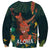 Hawaii Hula Girl Vintage Sweatshirt Tropical Forest