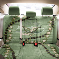 Hawaii Molokai Island Flowers Lei Back Car Seat Cover Kukui Nut Mossy Green