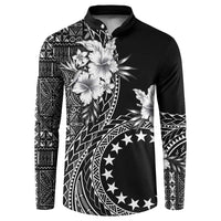 Kia Orana Cook Islands Button Sweatshirt Tiare and Stars