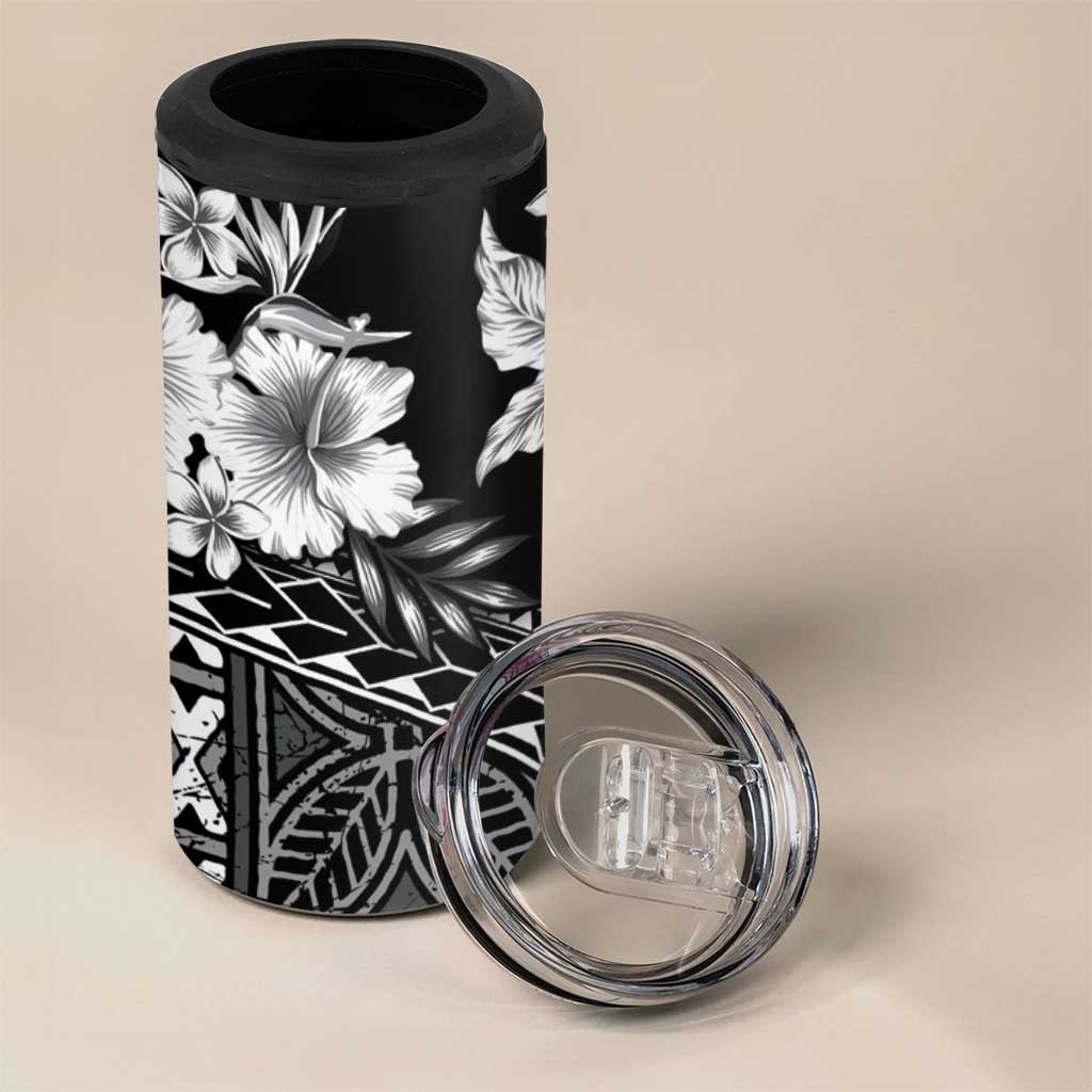 Kia Orana Cook Islands 4 in 1 Can Cooler Tumbler Tiare & Stars
