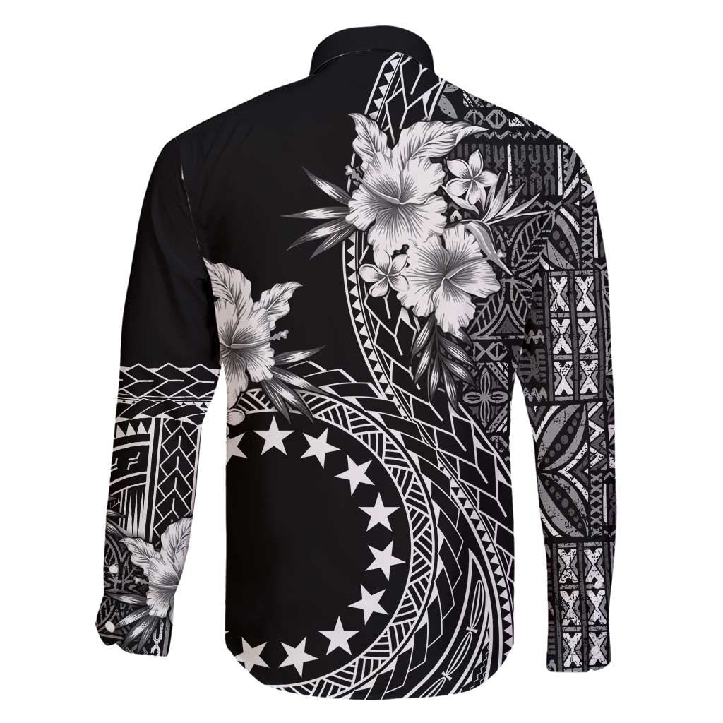 Kia Orana Cook Islands Family Matching Tank Maxi Dress and Hawaiian Shirt Tiare and Stars