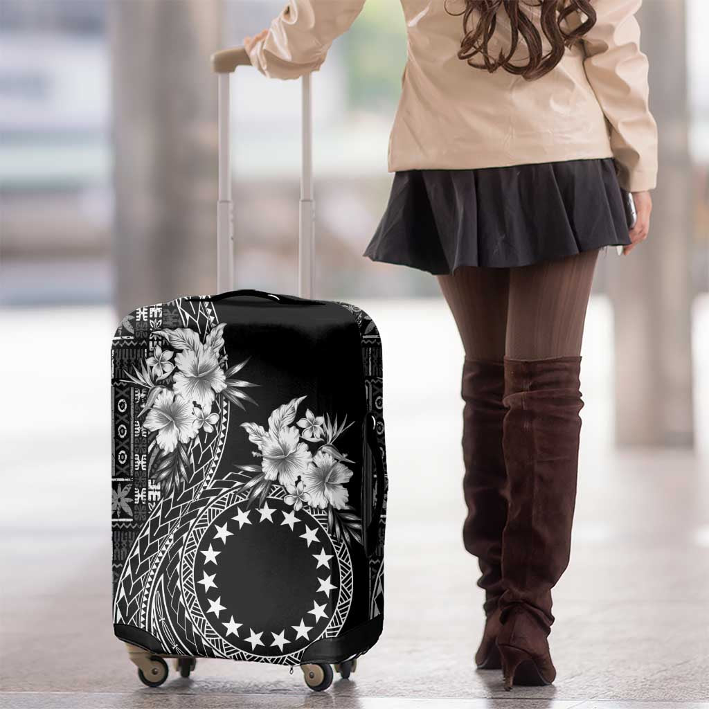 Kia Orana Cook Islands Luggage Cover Tiare and Stars