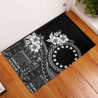 Kia Orana Cook Islands Rubber Doormat Tiare and Stars