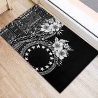 Kia Orana Cook Islands Rubber Doormat Tiare and Stars