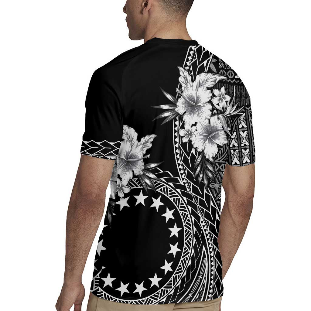 Kia Orana Cook Islands Rugby Jersey Tiare and Stars