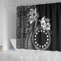 Kia Orana Cook Islands Shower Curtain Tiare and Stars