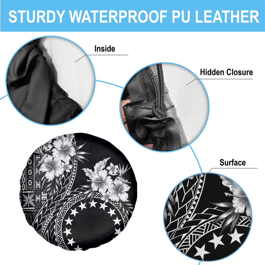 Kia Orana Cook Islands Spare Tire Cover Tiare and Stars