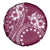 Kia Orana Cook Islands Spare Tire Cover Tiare and Stars - Maroon