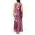Kia Orana Cook Islands Tank Maxi Dress Tiare and Stars - Maroon