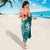 Kia Orana Cook Islands Sarong Tiare and Stars - Teal