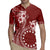 Kia Orana Cook Islands Rugby Jersey Tiare and Stars - Scarlet