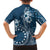 Kia Orana Cook Islands Family Matching Tank Maxi Dress and Hawaiian Shirt Tiare and Stars - Navy Blue