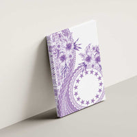 Kia Orana Cook Islands Canvas Wall Art Tiare and Stars - Lavender