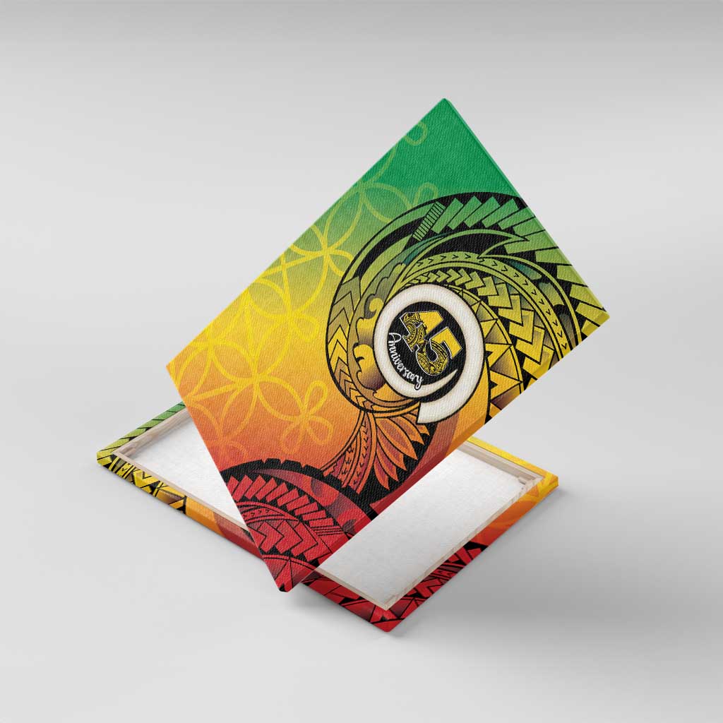 Vanuatu 45th Independence Anniversary Canvas Wall Art Ni-Van Sandroing - Polynesian Pride