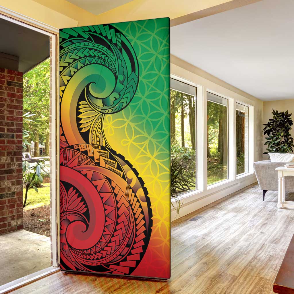 Vanuatu 45th Independence Anniversary Door Cover Ni-Van Sandroing - Polynesian Pride