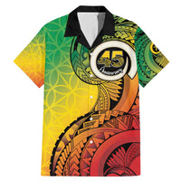 Vanuatu 45th Independence Anniversary Family Matching Mermaid Dress and Hawaiian Shirt Ni-Van Sandroing - Polynesian Pride