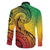 Vanuatu 45th Independence Anniversary Family Matching Off The Shoulder Long Sleeve Dress and Hawaiian Shirt Ni-Van Sandroing - Polynesian Pride