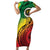 Vanuatu 45th Independence Anniversary Family Matching Short Sleeve Bodycon Dress and Hawaiian Shirt Ni-Van Sandroing - Polynesian Pride