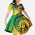 Vanuatu 45th Independence Anniversary Family Matching Summer Maxi Dress and Hawaiian Shirt Ni-Van Sandroing - Polynesian Pride