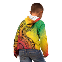 Vanuatu 45th Independence Anniversary Kid Hoodie Ni-Van Sandroing - Polynesian Pride