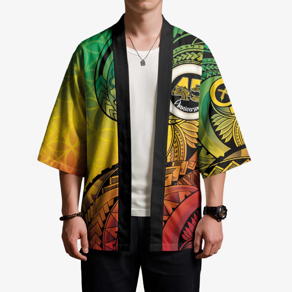 Vanuatu 45th Independence Anniversary Kimono Ni-Van Sandroing - Polynesian Pride