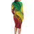 Vanuatu 45th Independence Anniversary Long Sleeve Bodycon Dress Ni-Van Sandroing - Polynesian Pride