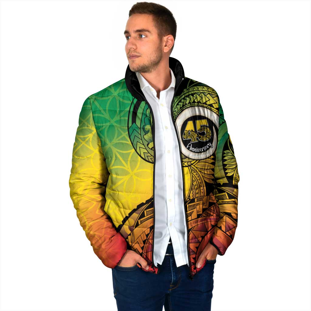 Vanuatu 45th Independence Anniversary Padded Jacket Ni-Van Sandroing - Polynesian Pride