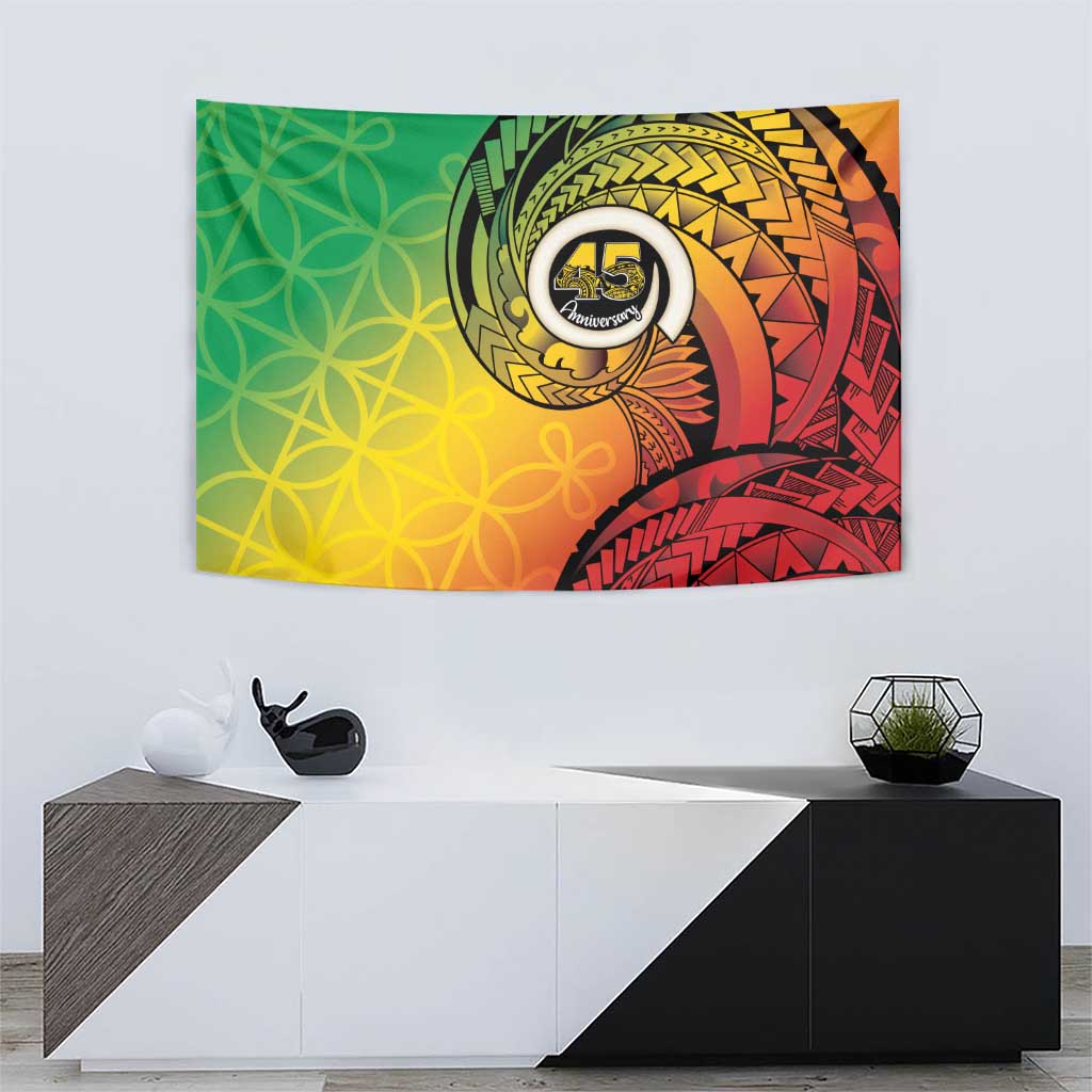 Vanuatu 45th Independence Anniversary Tapestry Ni-Van Sandroing - Polynesian Pride