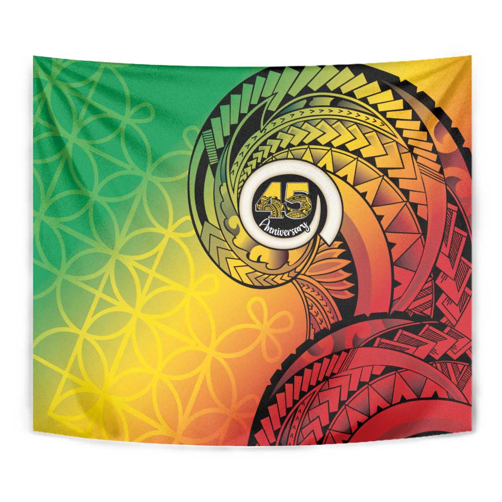 Vanuatu 45th Independence Anniversary Tapestry Ni-Van Sandroing - Polynesian Pride