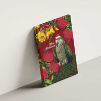 Kakapo Bird New Zealand Canvas Wall Art Floral Christmas LT7 - Polynesian Pride