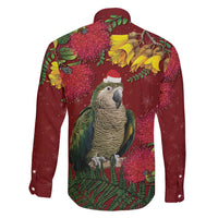 Kakapo Bird New Zealand Family Matching Mermaid Dress and Hawaiian Shirt Floral Christmas LT7 - Polynesian Pride