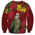 Kakapo Bird New Zealand Sweatshirt Floral Christmas