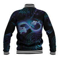 Polynesian Personalized Memorial Baseball Jacket Oceanic Infinity Symbol - Until We Meet Again - Polynesian Pride