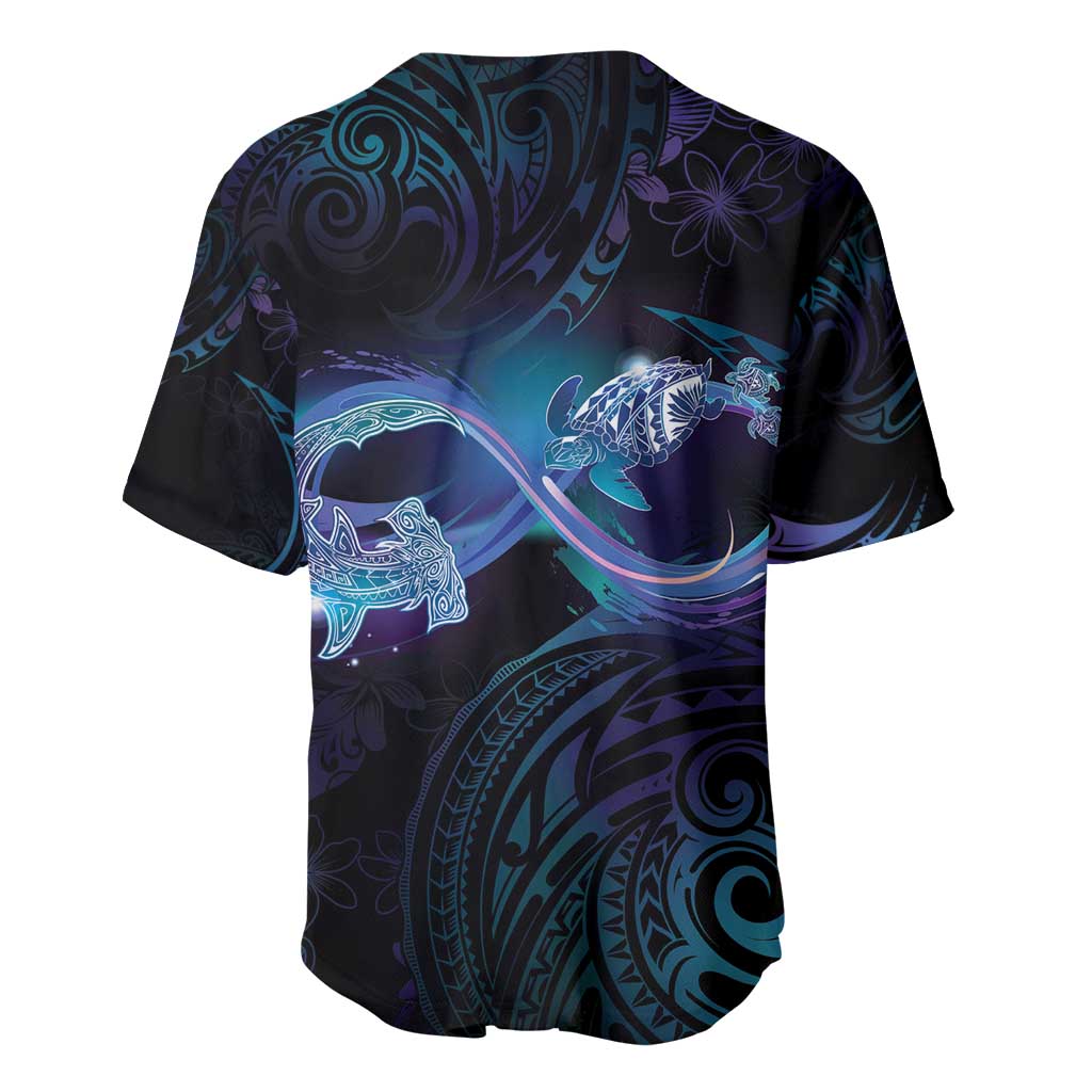 Polynesian Personalized Memorial Baseball Jersey Oceanic Infinity Symbol - Until We Meet Again - Polynesian Pride