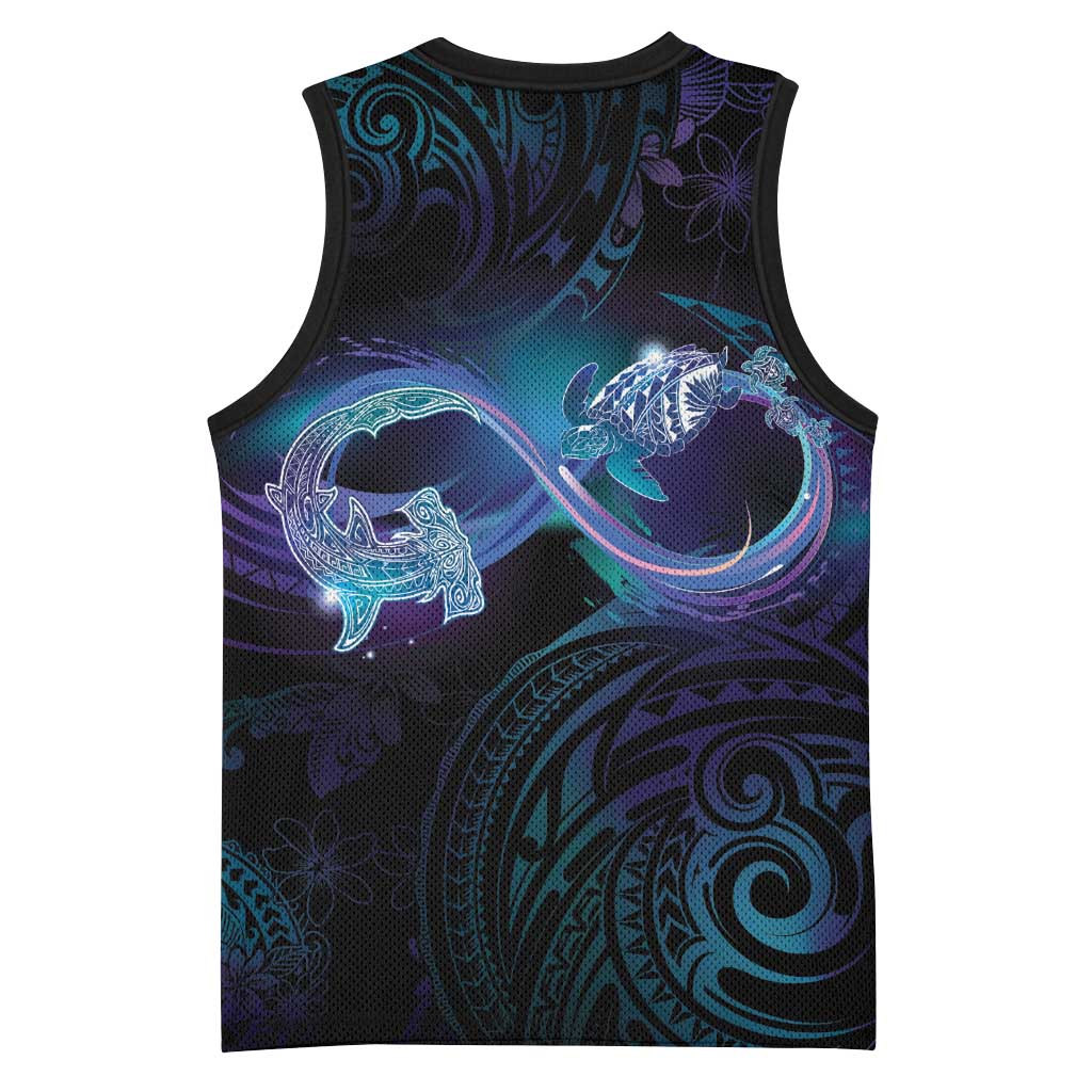 Polynesian Personalized Memorial Basketball Jersey Oceanic Infinity Symbol - Until We Meet Again - Polynesian Pride