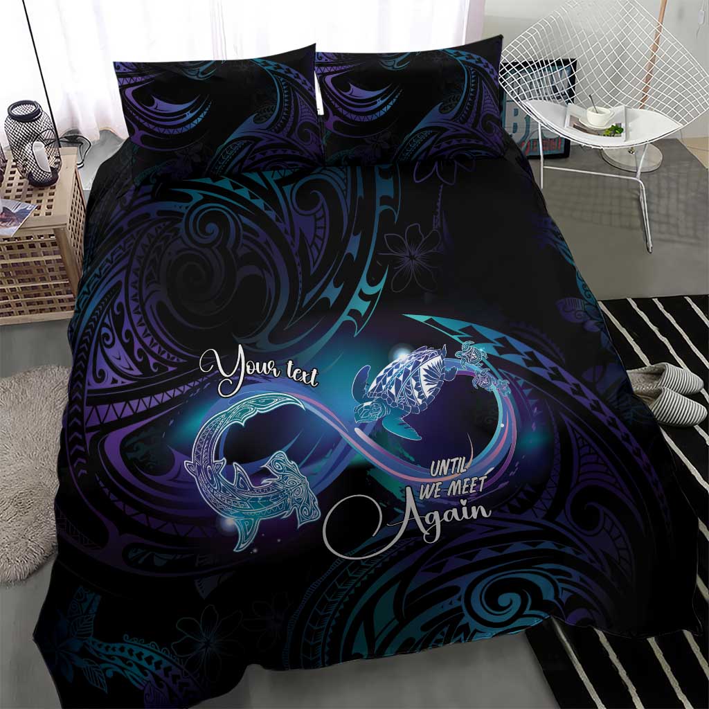 Polynesian Personalized Memorial Bedding Set Oceanic Infinity Symbol - Until We Meet Again - Polynesian Pride