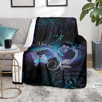Polynesian Personalized Memorial Blanket Oceanic Infinity Symbol - Until We Meet Again - Polynesian Pride