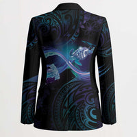 Polynesian Personalized Memorial Blazer Oceanic Infinity Symbol - Until We Meet Again - Polynesian Pride