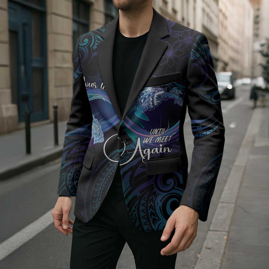 Polynesian Personalized Memorial Blazer Oceanic Infinity Symbol - Until We Meet Again - Polynesian Pride