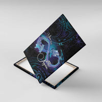 Polynesian Personalized Memorial Canvas Wall Art Oceanic Infinity Symbol - Until We Meet Again - Polynesian Pride